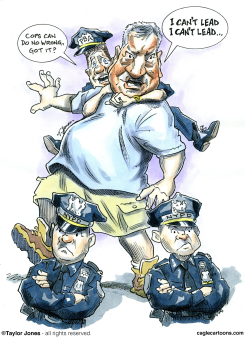 NYPD VERSUS MAYOR DE BLASIO - by Taylor Jones