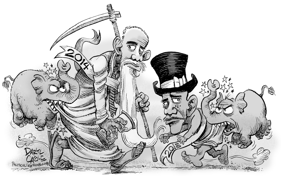 New Year Obama with Republicans