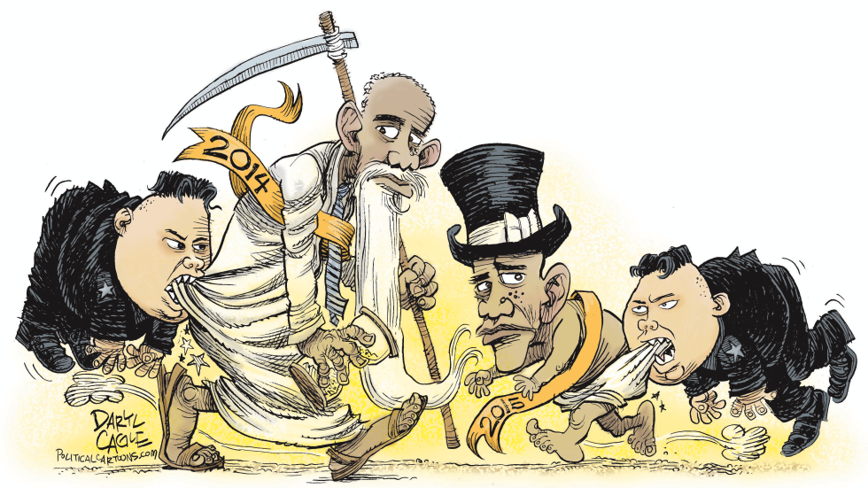  AñO NUEVO DE OBAMA CON COREA DEL NORTE  by Daryl Cagle