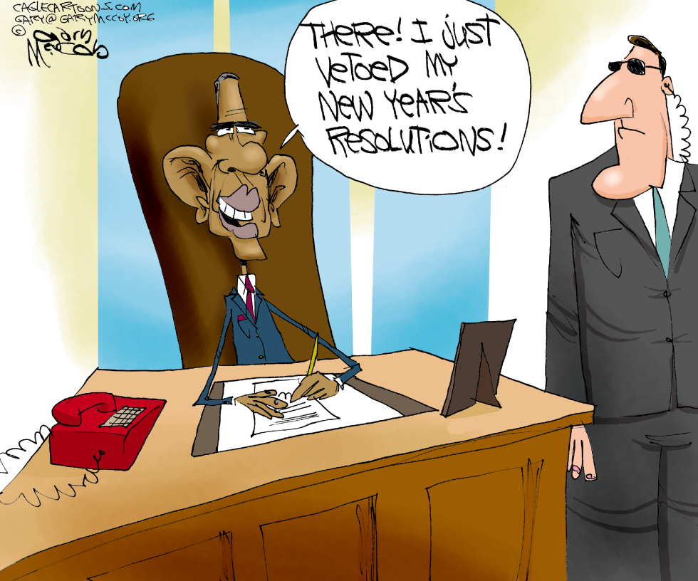 Obama's Resolutions COLOR