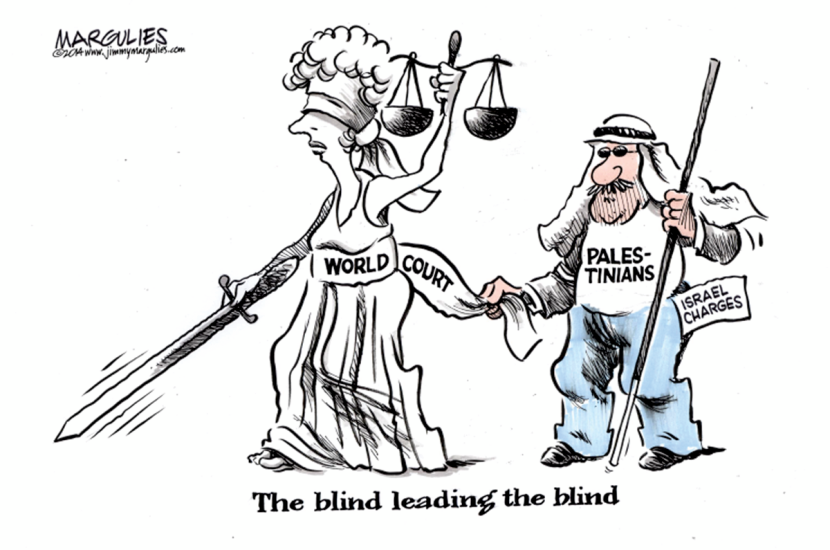 Palestinians and the World Court color