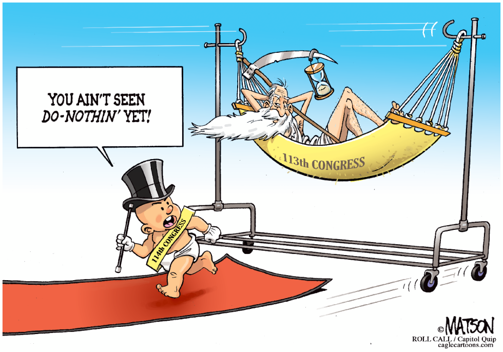 Baby New Congress Vows to Do Nothing in 2015-COLOR