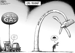 CHEAP GAS by Nate Beeler