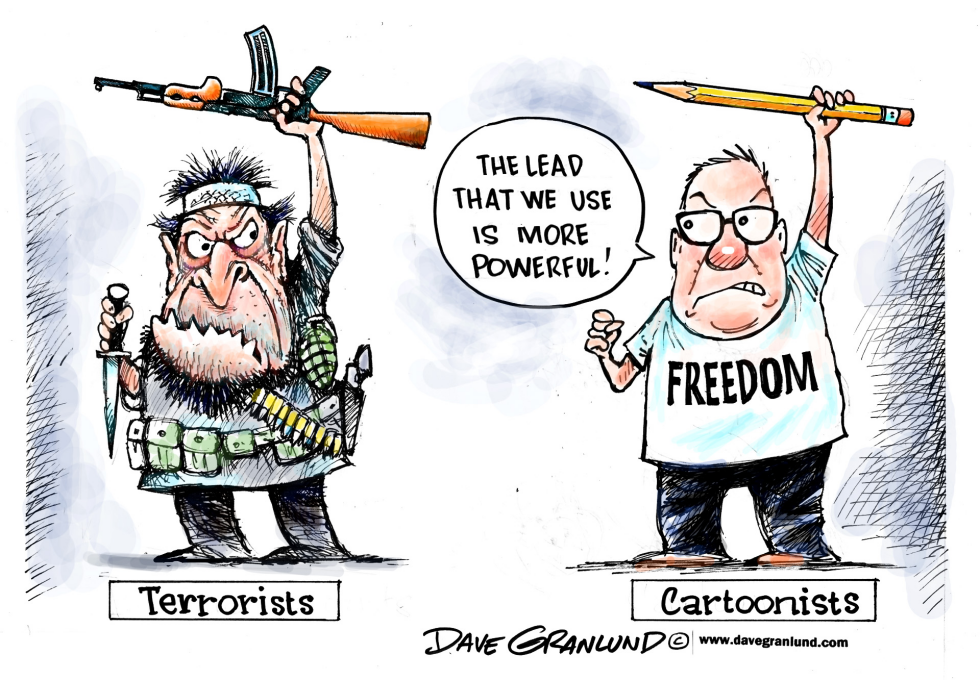 Terrorists vs Cartoonists
