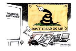 TERROR ATTACK ON FRENCH SATIRE NEWSPAPER by Jimmy Margulies