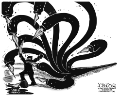 CHARLIE HEBDO BW by John Cole
