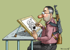 CARTOONISTS AND TERRORISTS by Marian Kamensky