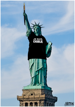JE SUIS CHARLIE - VERTICAL - by R.J. Matson