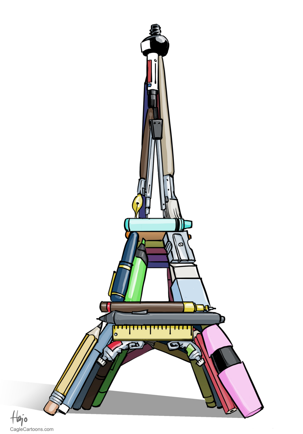the tower of Utensils