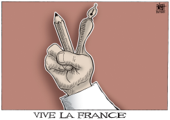 FRANCE VS THE TERRORISTS,  by Randy Bish