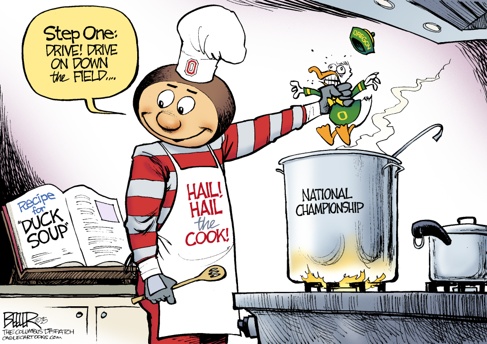  LOCAL OH - BUCKEYES VS DUCKS by Nate Beeler