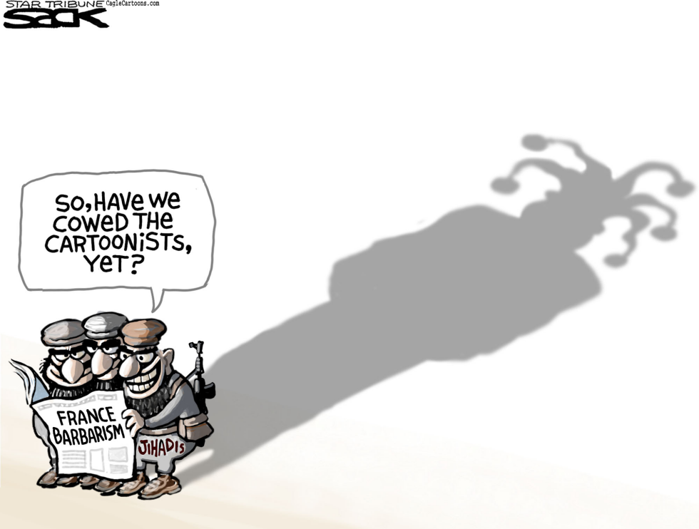  CARTOONIST V JIHADIS by Steve Sack