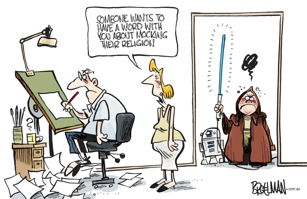 Mocking religion