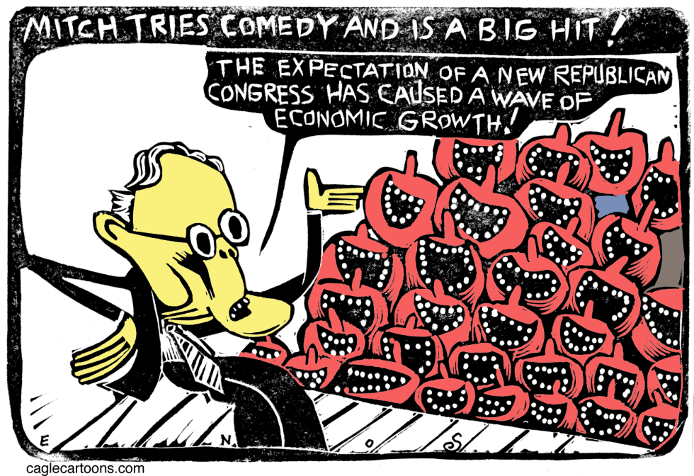  COMEDIAN MITCH MCCONNELL by Randall Enos