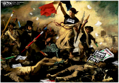 LIBERTAD GUIANDO AL PUEBLO /  by R.J. Matson