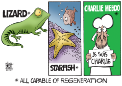 CHARLIE HEBDO RETURNS, by Randy Bish