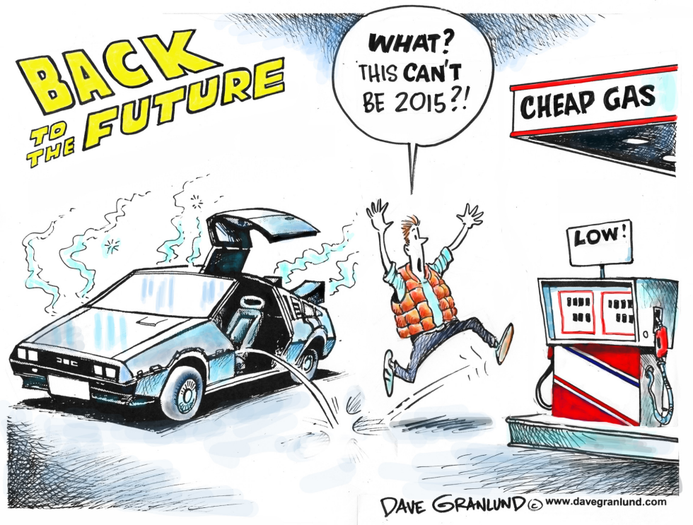  CHEAP GASOLINE by Dave Granlund