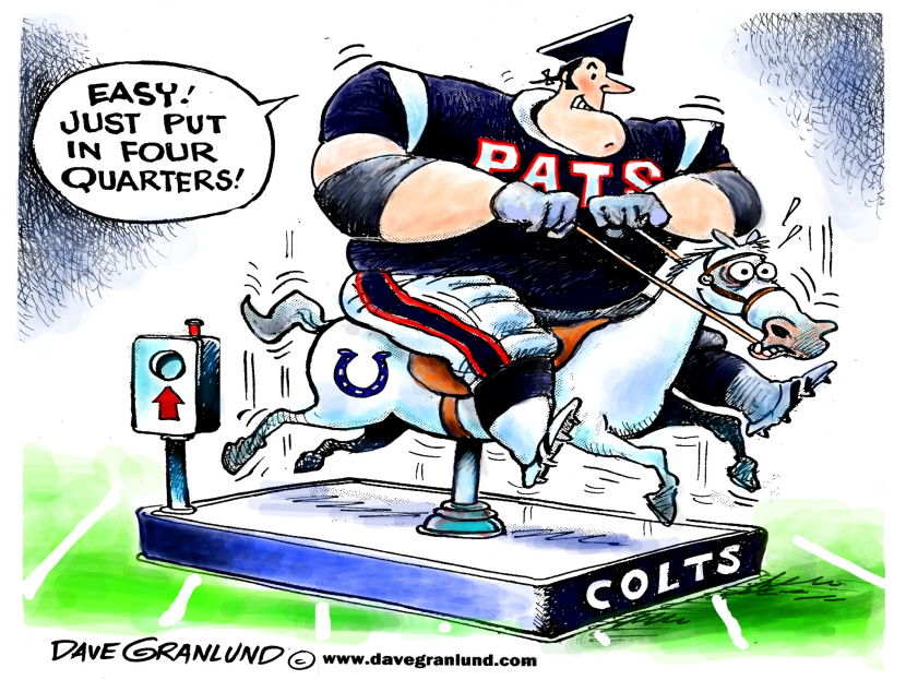 Patriots ride Colts