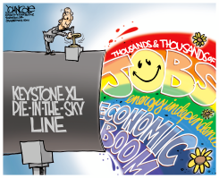 KEYSTONE XL PIE IN THE SKY  by John Cole