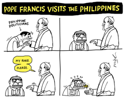 POPE FRANCIS VISITS THE PHILIPPINES by Deng Coy Miel