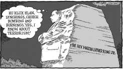 MLK DAY by Bob Englehart