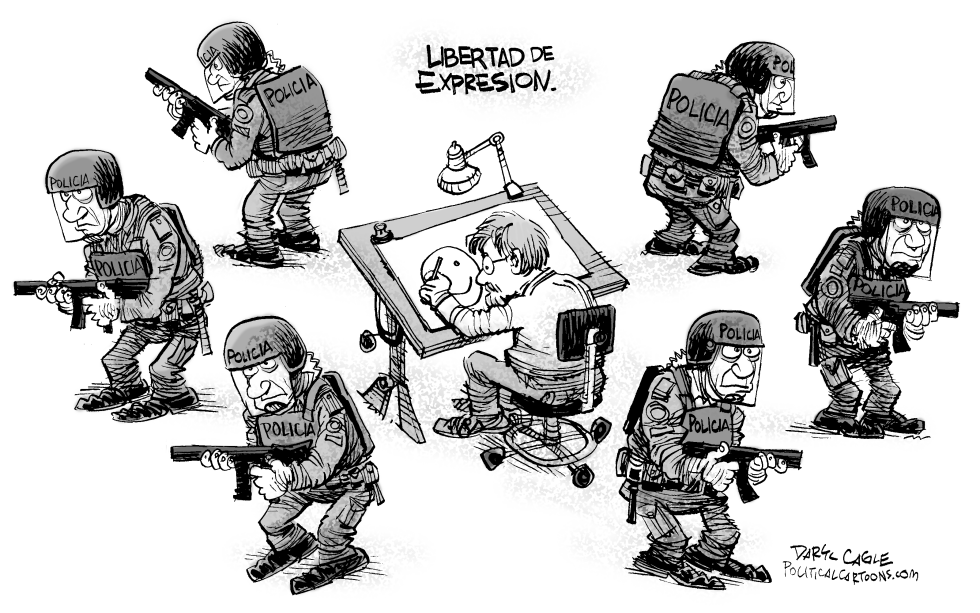  LIBERTAD DE EXPRESION by Daryl Cagle