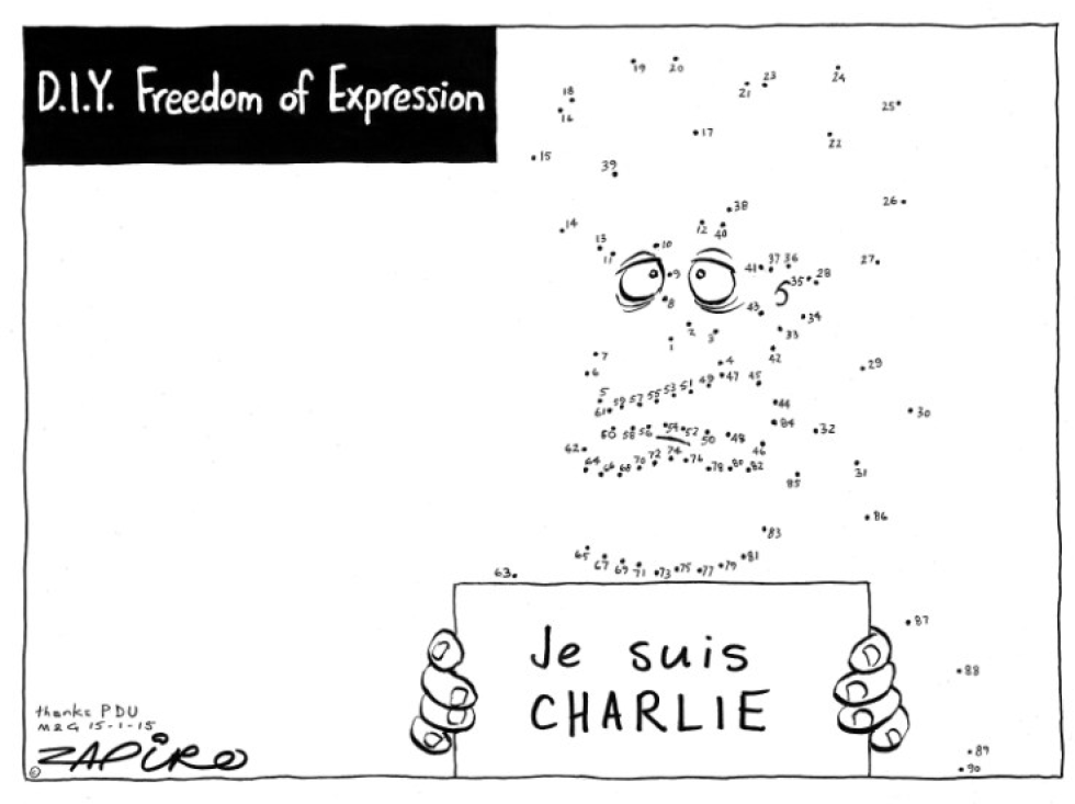 JE SUIS CHARLIE by Zapiro
