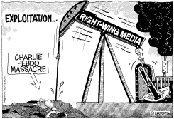 EXPLOITING CHARLIE HEBDO by Monte Wolverton