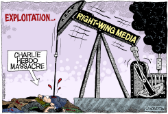 EXPLOITING CHARLIE HEBDO by Monte Wolverton