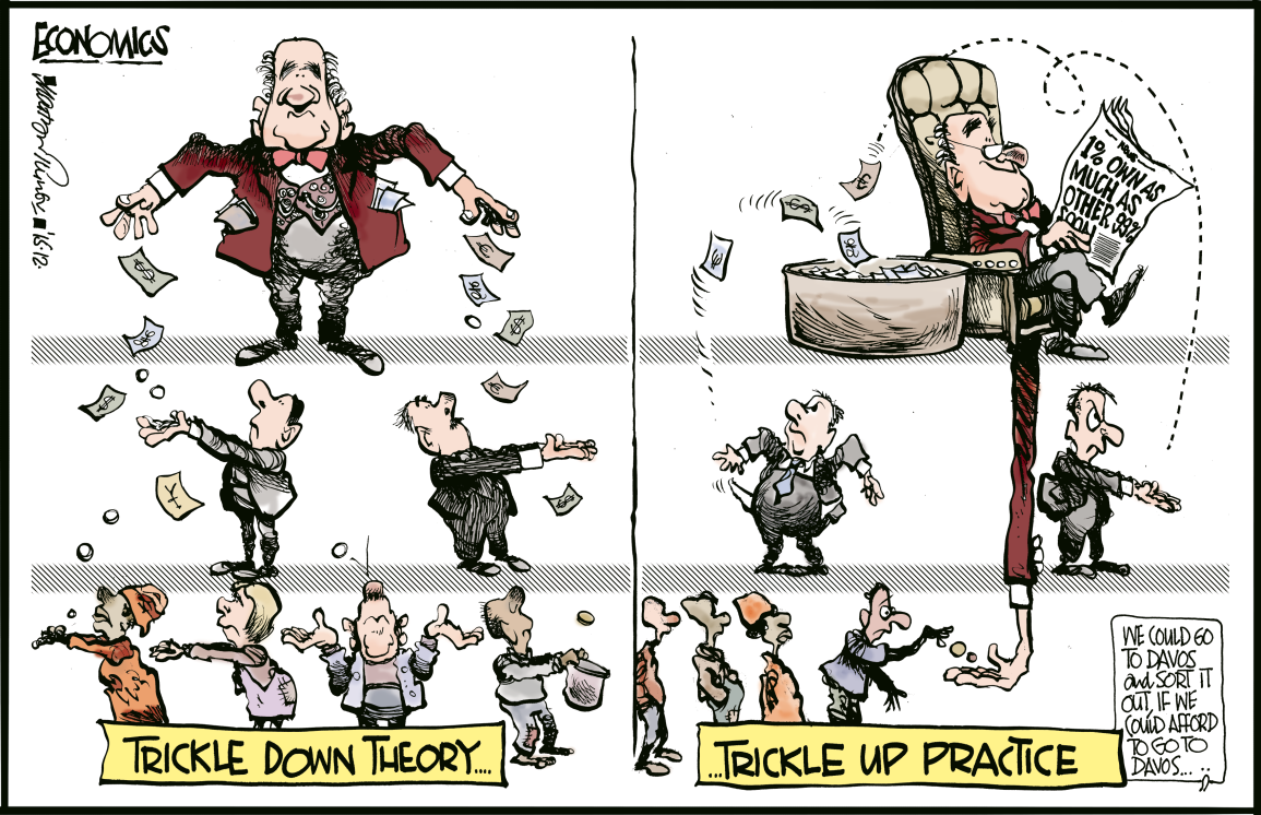 Trickle Up Vs Trickle Down - Image to u