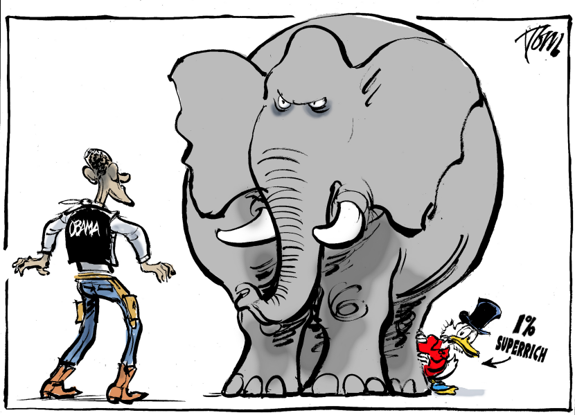 Obama and the rich
