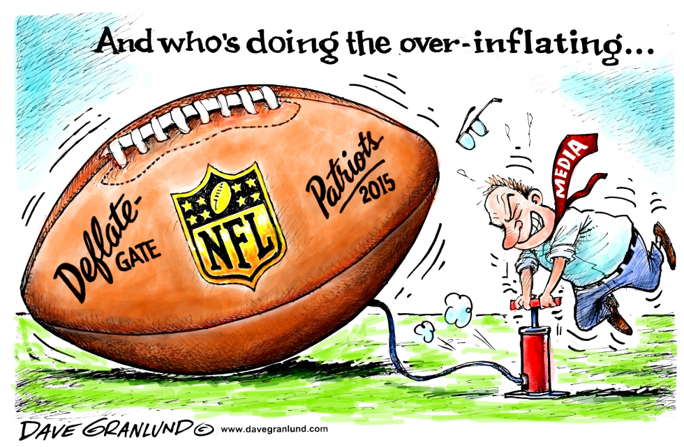  DEFLATE-GATE by Dave Granlund