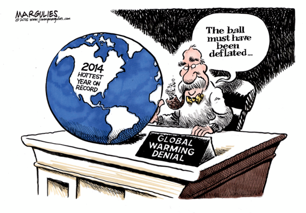 Hottest year on record 2014 color