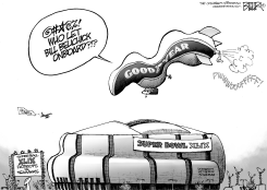 SUPER BOWL DEFLATION by Nate Beeler