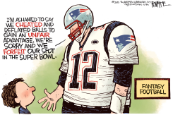 FANTASY FOOTBALL  by Rick McKee