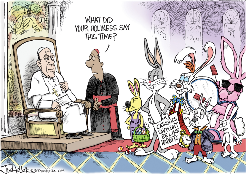 Catholics and rabbits