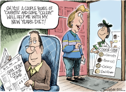 GIRL SCOUT COOKIES by Joe Heller