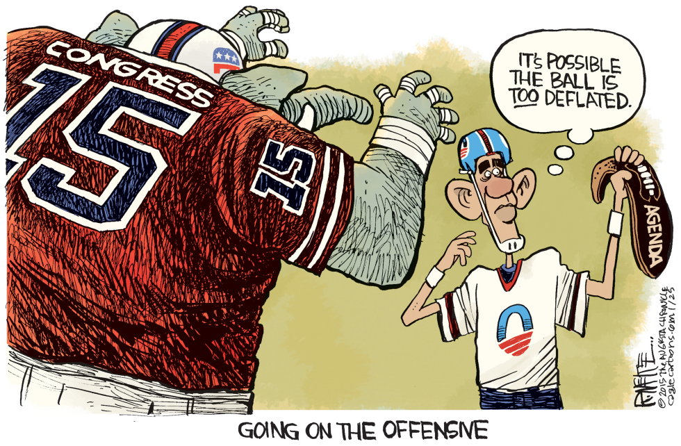 Obama Deflated Ball COLOR