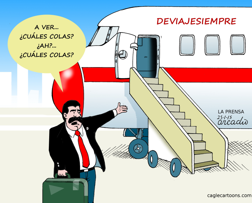 Maduro colas y viajes
