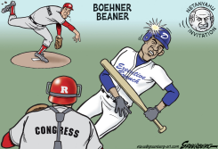 BOEHNER BEANER by Steve Greenberg