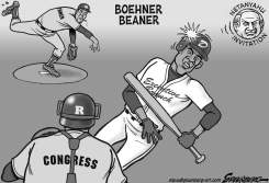 BOEHNER BEANER BW by Steve Greenberg
