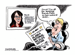 SARAH PALIN 2016  by Jimmy Margulies