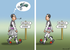 ALEXIS TSIPRAS by Marian Kamensky