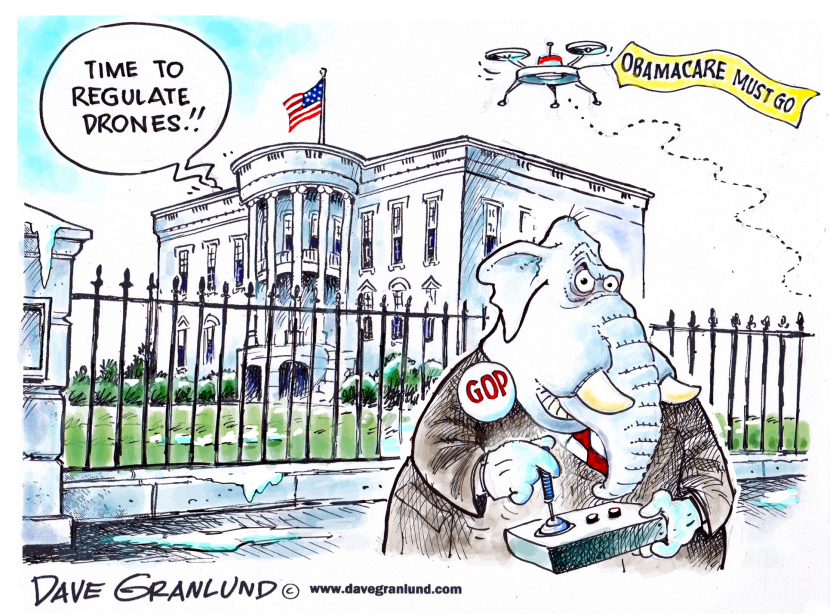 White House and drones