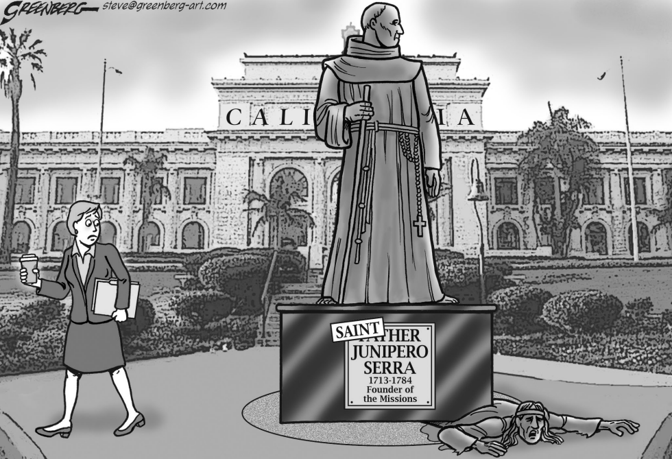 Saint Serra bw