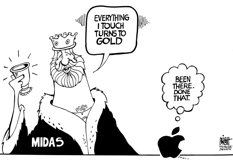 APPLE PROFITS, B/W