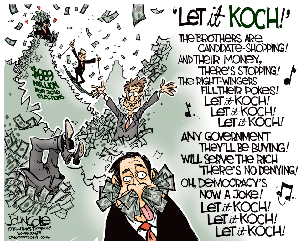  LET IN KOCH by John Cole