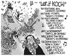 LET IN KOCH BW by John Cole