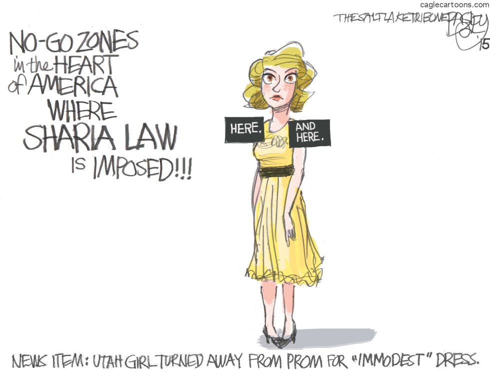  SHARIA DRESS CODE by Pat Bagley