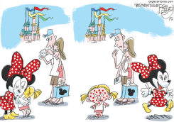 MINNIE MEASLES OUTBREAK by Pat Bagley